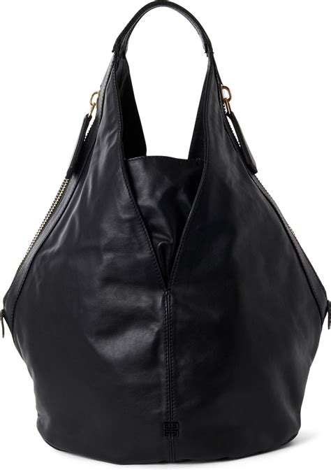 givenchy hobo black suede studded fringed tote bag|Givenchy G.